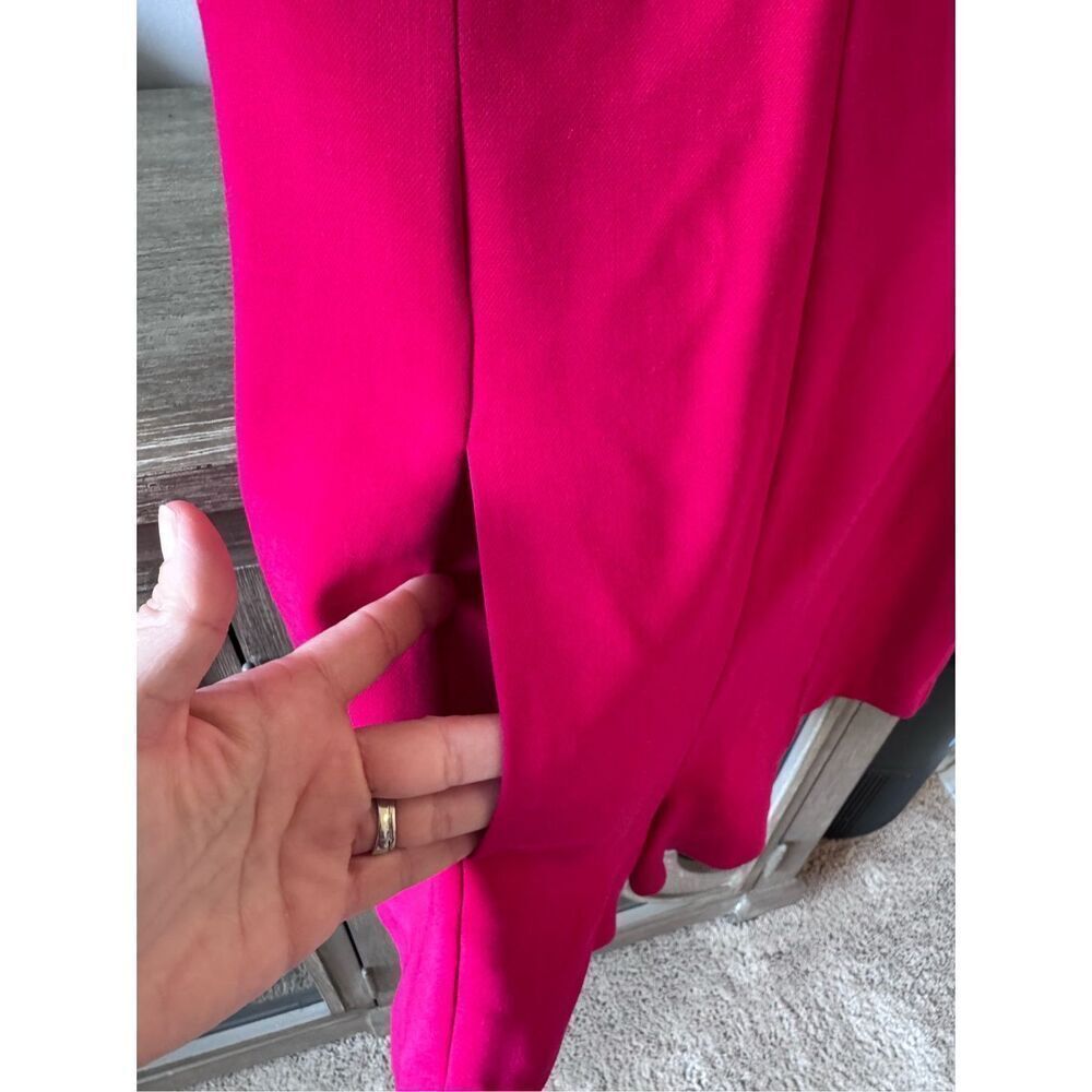 BLACK HALO Deklyn Playsuit Romper Bright Pink‎ V Neck Sleeveless Size 4 - Picture 5 of 9